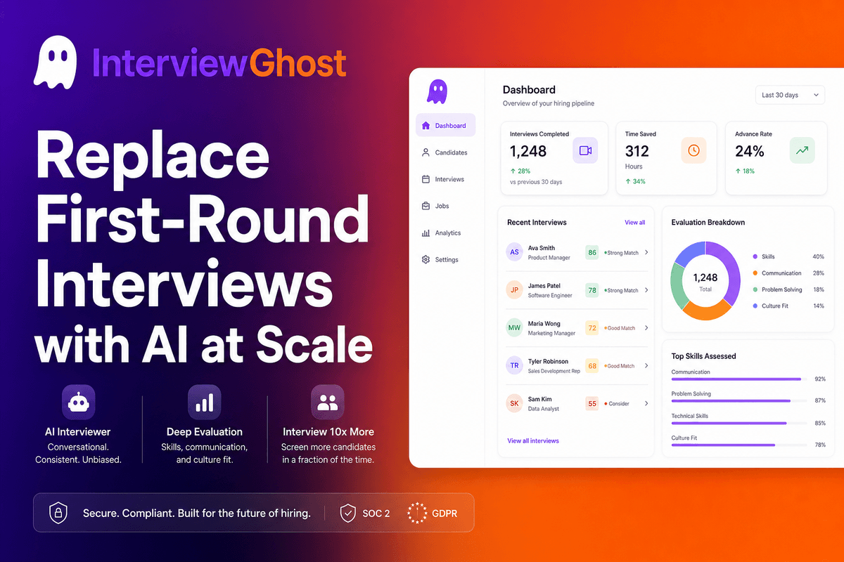 AI Interview Platform | Replace First-Round Interviews at Scale ...